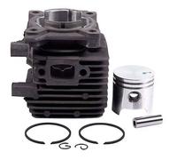 Kit cylindre et piston 34mm - SHI - Pour Stihl FS55 FS45 BR45 HL45 - Taille-haie - 34mm - Argent - Métal - Durabilité