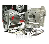 Kit Cylindre Naraku V.2 avec Culasse 90 cm³, Kymco 50 2V Baumarkt, Scooter Chinois, 4 Temps, Baotian, BT49QT, Rocky, Benzhou, City Star, Formular 2000, 3000, One, Retro YY50QT, Buffalo, Silver,