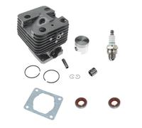 Kit Cylindre-Piston 38mm, Paquet de 2, Compatible avec la scie de dégagement FS200 FS200R 4134 020 1212