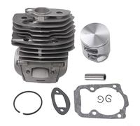Kit cylindre piston 46 mm pour tronçonneuse 555 556 560 pour 560XP 562 562XP Ajustement parfait pour des modèles tels que 575355805 575355802 575355806 Kit complet pour des performances durables Métal