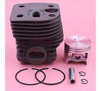 Kit cylindre-Piston 46mm for tronçonneuse Stihl FS420 FS420L FS500 FS550 FS550L 41160201215 4116 020 1215 W, Circlips à anneau de broche Kit Cylindre-piston