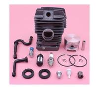 Kit Cylindre-Piston 49 mm for tronçonneuse St-HL MS390 MS290 039 029 1127 020 1216, 1117 350 5800 w, Joint d'étanchéité for Carburant et Huile
