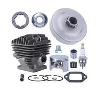Kit Cylindre-Piston 54mm adapté aux tronçonneuses MS460 046 avec pignon de Jante de Tambour d'embrayage 11280201221