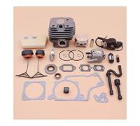 Kit Cylindre-Piston de 52 mm for carburateur 038 MS380, Bobine d'allumage, Filtre à air, Carburant, Huile, Joint Conduite, d'étanchéité, 1119 020 1202