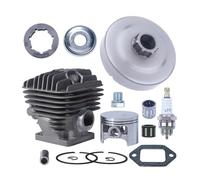 Kit Cylindre-Piston de 54 mm for tronçonneuses MS460 046 avec pignon de Jante de Tambour d'embrayage 11280201221