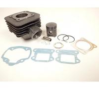 Kit cylindre piston fonte avec segment joint axe clip compatible avec scooter Peugeot 50 Elystar