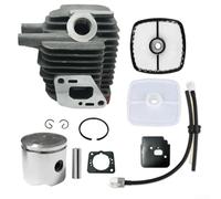 Kit cylindre piston pour tondeuse Echo GT-225 PAS-225 | Taille d'alésage de 45 mm, compatible avec Echo PE-225, GT-225L, améliore la compression, construction en alliage robuste