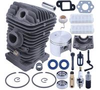 Kit cylindre-piston - PZCC - Stihl 025/023/MS250/MS230 - Kit complet - Pompe à huile et bougie - Roulements & joints