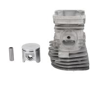 Kit Cylindre Piston Tronçonneuse Aluminium, Accessoires Résistants à l’Usure Pour Tronçonneuse 345 - Haute Durabilité, Matériaux Spéciaux, Usage Longue Durée