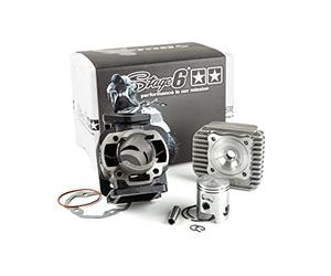 Kit cylindre STAGE6 streetrace 50 cc, fonte, d = 40 mm pour, 10 mm Axe de piston Aprilia, Amico (1991-1992), (à partir de 1993), GL, Sport, SR 50 (jusqu'à 1994), MBK, Booster, Slider, Yamaha BWs, Stunt, Target, Zuma