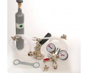 Kit d accessoires avec tete de fut type A, tuyau à bière de 7 mm et 0,5 kg Bouteille CO2