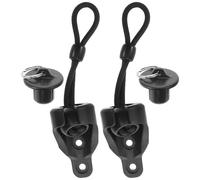 Kit D’accessoires pour Stores Enrouleurs Réglables, Noir, Pom et | Fixation Coupe-vent Multi-usage, Intérieur et Extérieur, pour Stores et Toiles, Embouts Inclus