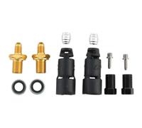 Kit d’adaptateurs hydraulique Jagwire Pro Quick-Fit Adapter-Avid Code SRAM® Level T, Level,etc Noir