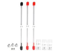 Kit d’aiguille, de buse et de capuchon pour aérographe, pièces de rechange pour pistolet pulvérisateur, buses d’aérographe en acier inoxydable de 0,2/0,3/0,5 mm avec récipients de