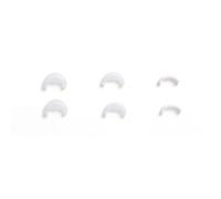 Kit d’ailettes auriculaires Liberty Buds 2 - Couleurs Blanc, Noir, Violet Blanc