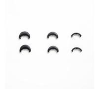 Kit d’ailettes auriculaires Liberty Buds 2 - Couleurs Blanc, Noir, Violet Noir