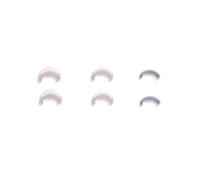 Kit d’ailettes auriculaires Liberty Buds 2 - Couleurs Blanc, Noir, Violet Violet