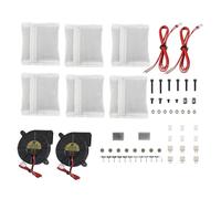 Kit d air au Charbon activé Nevermore V6 Duo Accessoire imprimante 3D avec 2 Turbofans Pack de Compatible Les imprimantes la série VORO