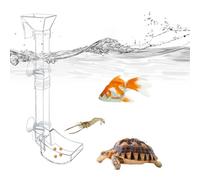 Kit d’Alimentation pour Crevettes - Tube Transparent pour Aquarium, Ensemble de Nourrissage de Précision pourr Poissons & Crevettes, Comprend Cuillère Doseuse & Brosse de Nettoyage, Outil d’Alimentat