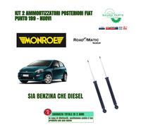 Kit D’Amortisseurs Arrière Monroe FIAT Grande Punto 199 500L 1.2 1.3 MJT
