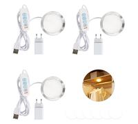 Kit d’ampoules LED 001 pour Bambu Lab Makerworld - 3 couleurs avec lumière chaude 3000 K, alimentation USB 5V, kit complet pour impression 3D, 2 pièces + chargeur inclus (3)