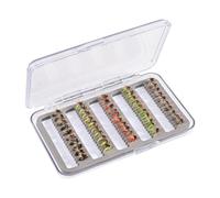 Kit d"appâts de, ensemble d"appâts de ,50x appâts pour l"eau salée avec | Fly Hook for Trout Bass, Accessoires de loisirs