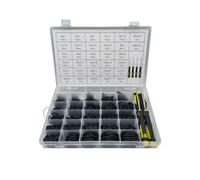 Kit D’Assortiment D’O-Ring 1540pcs 32 Tailles avec 4 Tournevis pour Réparation Auto Robinet Plomberie Raccords Air ou Gaz