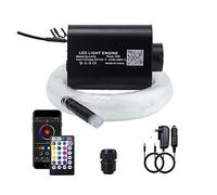 Kit d’éclairage fibre optique pour décoration du plafond, LED RGBW 16 W, effet étoile dans le ciel, avec télécommande 20 touches et mode musical, 150pcs*0.03in*6.5ft 12.0volts