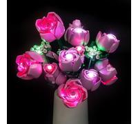 Kit d’éclairage LED pour Lego 10374 Bouquet de roses roses (modèle Lego non inclus), collection botanique, jouet créatif, accessoire de décoration