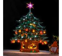 Kit d’éclairage LED pour Lego 41843 Sapin de Noël à construire en famille (modèle Lego non inclus), jouet créatif, accessoire de décoration