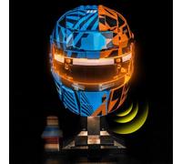 Kit d’éclairage LED pour Lego 43017 Team Oscar Piastri Helmet (kit Only)