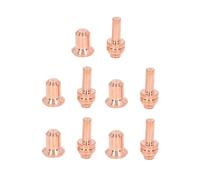 Kit d’électrodes pour buse, 10 pièces, pour WSP-20027 et WSP-20028, consommables pour torche de découpe au plasma avec électrode en laiton et embouts de buse, compatibles avec Hoba
