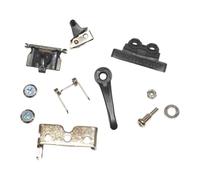Kit d ' entretien pour tondeuse à cheveux, Black | Matériel de réparation avec levier de commande, ressort, vis, rondelle, écrou et pièces moulées