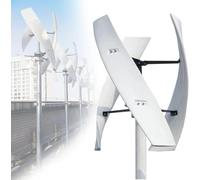 Kit D’éolienne à 3 Pales à Basse Vitesse Générateur D’éolienne Générateur D’énergie éolienne à Axe Vertical à Lévitation Magnétique Permanent, 24v, 9000W