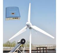 Kit d' Éolienne Horizontale 3000w 96v - Générateur Éolien de 3 kw avec Pales de 1, 4 m et Contrôleur de Charge Pwm pour la Charge de Batteries Domestiques et Agricoles Hors Réseau ( Mât Non Inclus