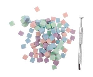 Kit D’éponges pour Nail Art et Blush, avec Stylo de Saisie, 1 Paquet