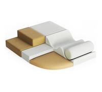 Kit d’Escalade Doux- 6 Pièces -Modules de Motricité /Blocs de Construction en Mousse - Jouet Sécurisé pour Enfants et Bébés -Jaune