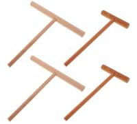 Kit D’étalage de Crêpes en Bois 4 Pièces pour Crêpière Maison