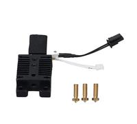 Kit d’extrémité chauffante avec buse en céramique pour imprimante 3D, bloc chauffant de tête d’impression 24 V 60 W, comprenant un tube de gorge isolé en bimétal et une buse en