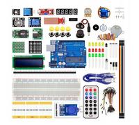 Kit D’Initiation Programmation Arduino XXL UNRR3 - 160+ Composants | Capteurs, Écran LCD, Moteurs | Éducation STEM