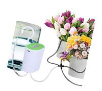 Kit d ' irrigation goutte à goutte pour herbes en pot avec 5, B | Kit d ' arrosage automatique pour lieu de travail à domicile pouvant accueillir jusqu ' à seize pots avec minuterie