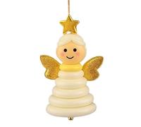 Kit D’Ornements De Noël En Boutons Fait Main - Ensemble DIY Décoration Festive | Suspension Sapin Père Noël Bonhomme De Neige Ange | Intérieur Extérieur Fête | Boutons Fil Feutrine Art Créatif Saisonn
