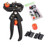 Kit d outils de greffage professionnel 2 en 1 Taille-ciseaux Taille de果树 Jardin Ensemble coupe avec lames remplaçables Taux survie élevé Facile à utiliser haute performance
