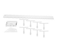 Kit D’outils de Luthier pour Guitare 12 Pièces en Métal Argenté