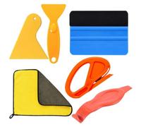 Kit D’outils de Pose pour Papier Peint Adhésif, Lissage Rapide | Alliage D’aluminium, PP et Acier, Application sans Bulles, pour Vitres Auto et Carreaux Adhésifs