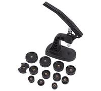 Kit d’outils de pressage pour montres avec 12 matrices et une pince à épiler, outil de démontage et de remontage du fond de boîtier pour le remplacement de la pile, presse à