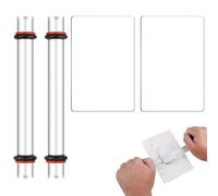 Kit d’Outils pour Argile Polymère - Rouleaux en Acrylique et Plaques Transparentes pour DIY, Sculpture et Loisirs Créatifs