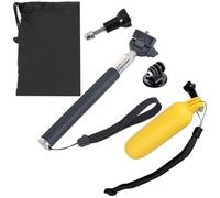 Kit d'accessoire GoPro 5 en 1 antichocs EVA de protection Camera Case Floating Grip télescopique Handheld monopode trépied L1243