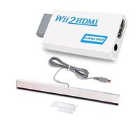 Kit d'accessoires 2 en 1 pour Wii, Barre de capteur Infrarouge Filaire et convertisseur Wii vers HDMI Compatible avec Nintendo Wii