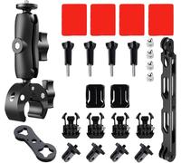 Kit D'Accessoires 23 En 1 Pour Caméra D'Action De Moto Compatible Avec Gopro Hero 13 Et Hero 9-12, Dji Osmo Action 2, 3, 4, Pro 5, Insta360 Ace Pro/Ace Pro 2 Akaso Et Autres Caméra[GOP6255988]